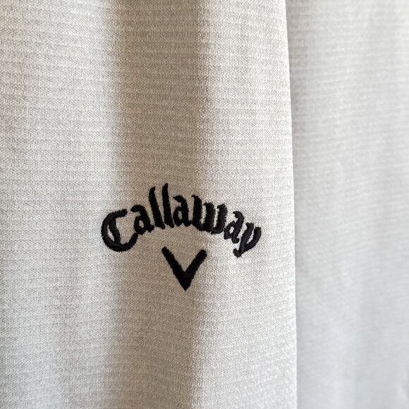 Callaway Weather Series Broadmoor Invitation  Pullover XL Gray 1/4 Zip Golf Tech - Picture 5 of 9